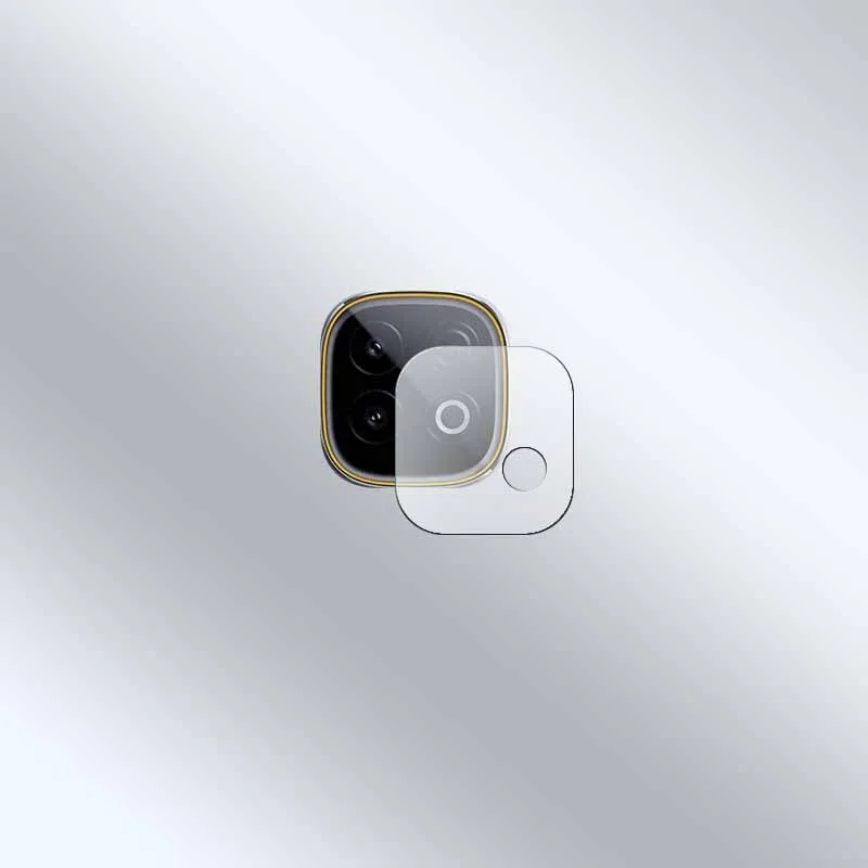 Premium Full Coverage Tempered Glass Screen Protector with Soft Lens Film
