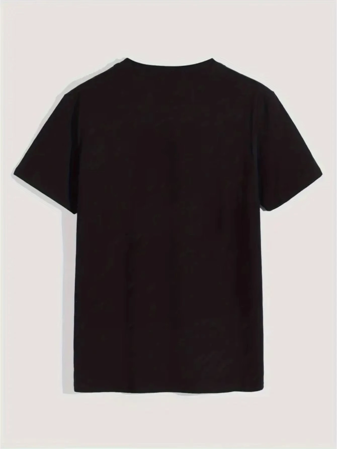 Summer Men's Cotton Casual Sports Loose Plus Milano Print Comfortable Shopping Round Neck Short Sleeved T-Shirt Top