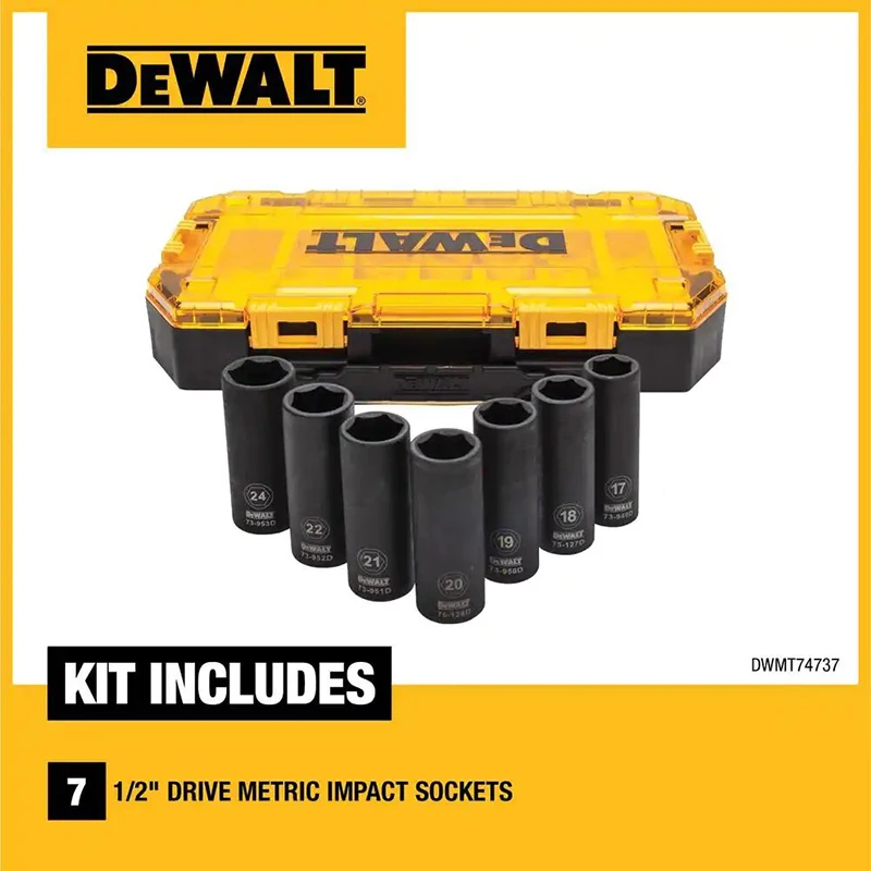 Metric Socket Dewalt Dwmt74737 Dewalt Impact Driver DEWALT Tough