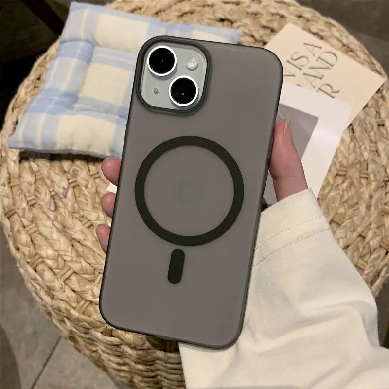 حافظة شفافة أصلية رفيعة للغاية غير لامعة مغناطيسية...