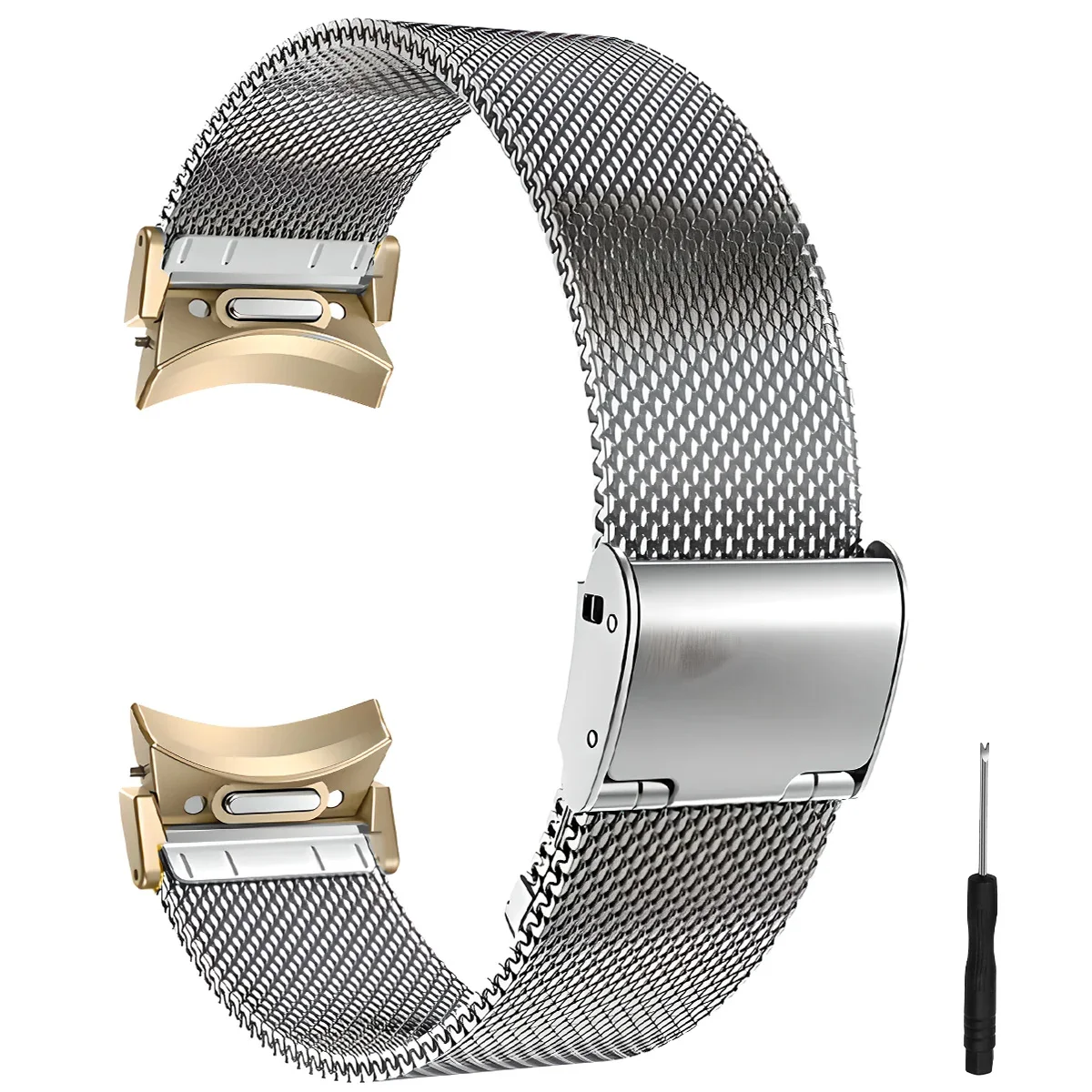 Elegant Milanese Mesh Metal Band for Smartwatch - Quick Fit Design Bracelet Strap