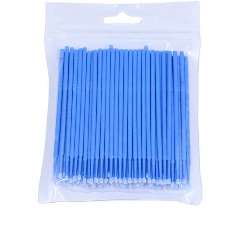 100Pcs Car Touch Up Paint Micro Mini Brushes Large Small Tips 1mm 2mm Micro Applicator Tool Car Repair Paint Detailing Brush 5