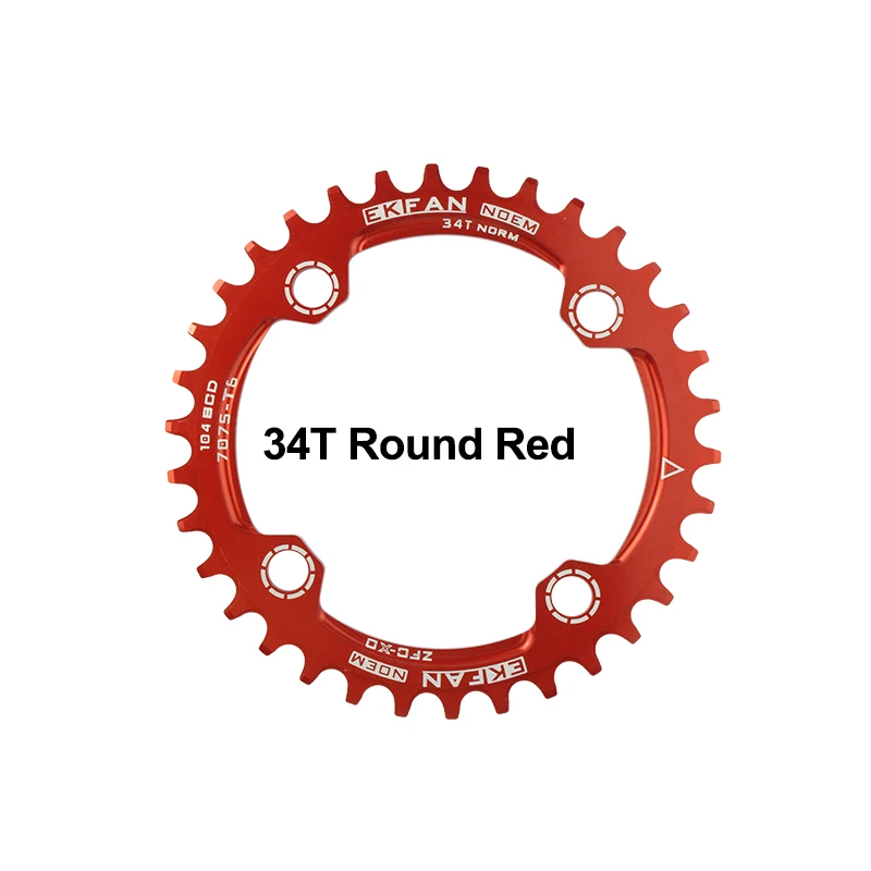 34T Red Round