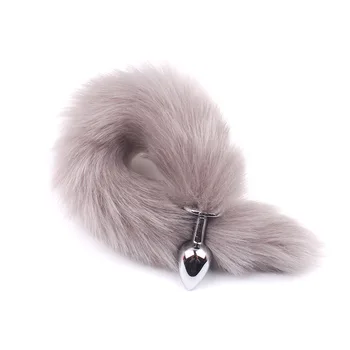 Metal Feather Anal Plug Fox Tail Anal Toys Erotic Anus Toy Butt Plug Sex Toys For Woman And Men Sexy Butt Plug Adult Accessories 6
