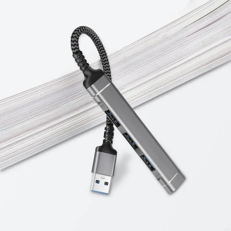 28TE Multiport USB Dongle for Laptop PC Keyboard 4 Port USB A Splitter Hub