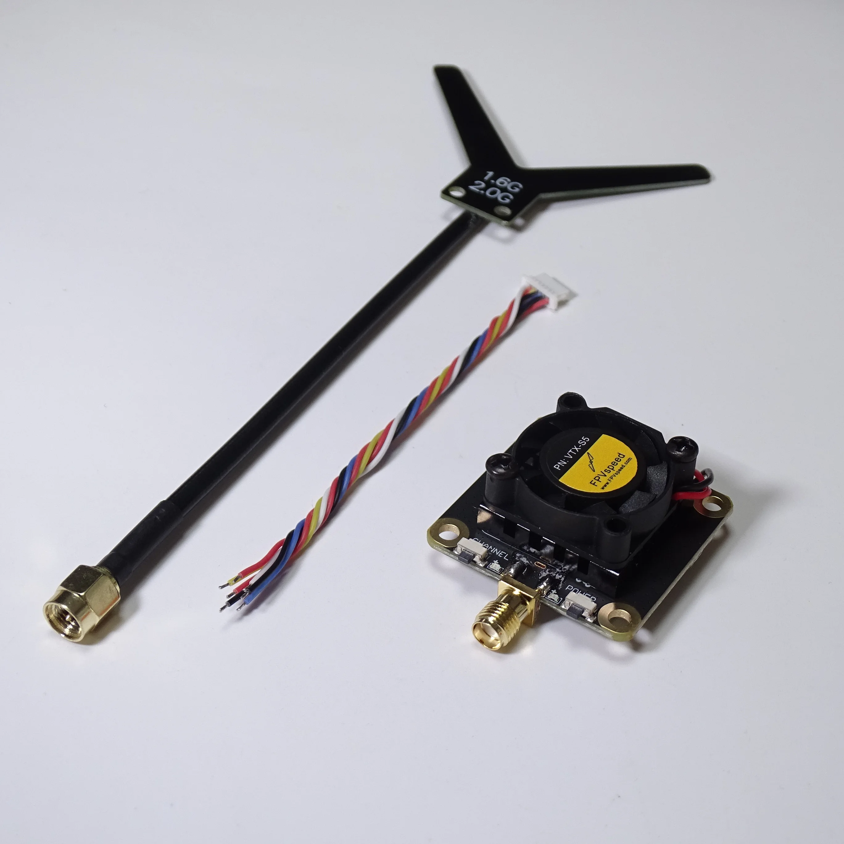 1.7GHz 1.9GHz 1.6W-2W FPVspeed VTX-S5 1.7G 1.9G 1.6W-2W FPV 8CH FPV Video Transmitter Special Long-Range Series fpv transmitter receiver fpv accessories