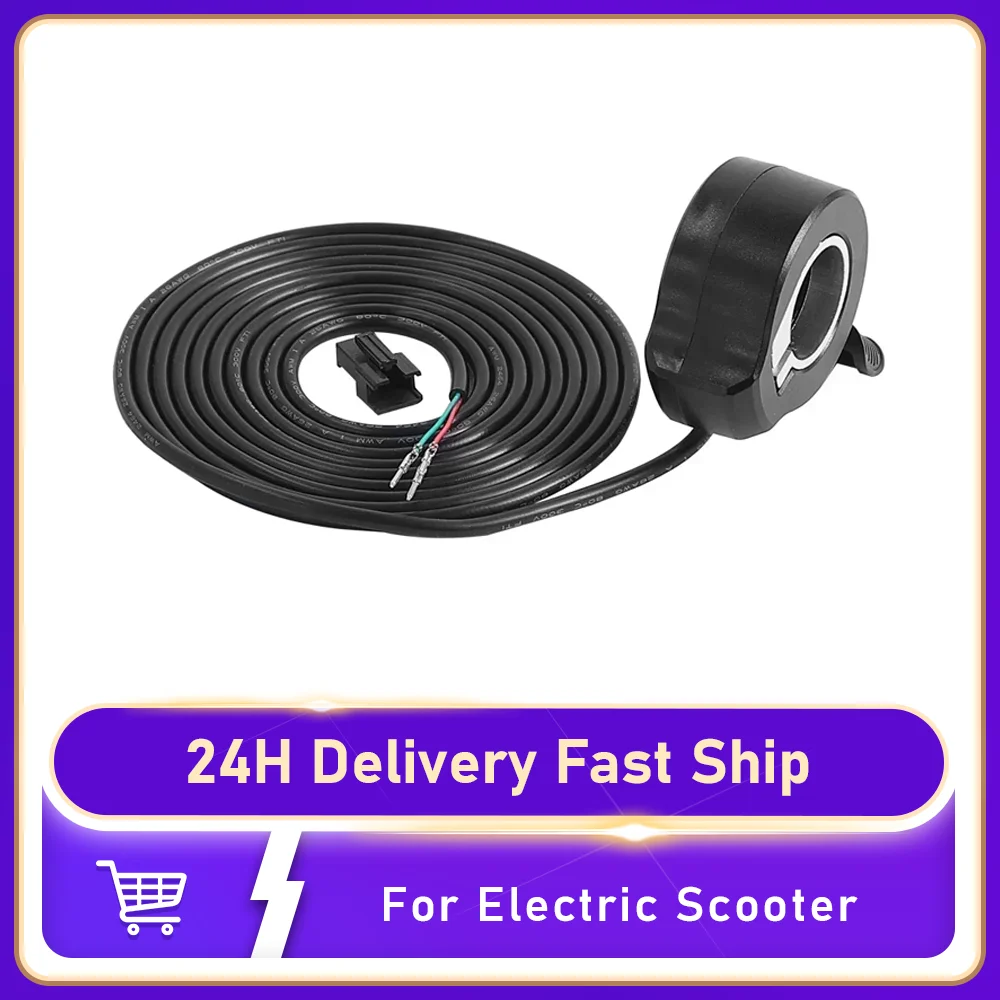 High-Performance Waterproof Thumb Throttle with SM Plug Connector for Electric Bikes and Scooters