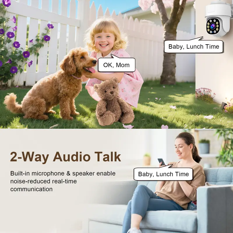 Tuya Wifi IP Camera Outdoor 5MP 10X Zoom PTZ 360° Home Security-protection Cam HD Night Vision Surveillance Support Alexa Google - Image 3