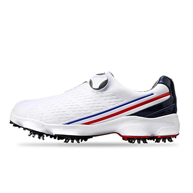 

PGM Golf Shoes for Men Newest Waterproof Comfortable Golf Sport Sneakers Non-slip Studs Sole and Reinforced Toe Cap Design