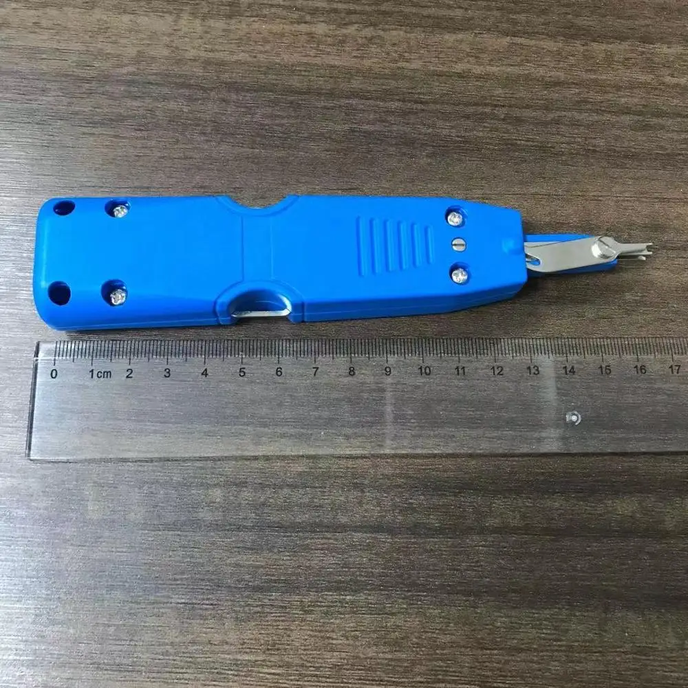 Blue IDC Termination Tool, C234056A Wire Cutter, High Density, Terminal, Moduletool Card Line Knife adrien lastic дилдо на присоске с двойной плотностью hitsens s01 blue dildo dual density