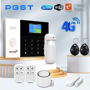 New Alarm Burglar System Wireless GSM for Home Security WiFi Wireless SOS One-click first aid Smart Life App Control 1