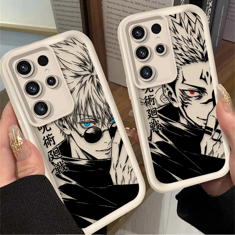 Gojo Satoru Jujutsu Kaisen Hot Line Art Phone Case