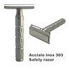 Italy SYNTESI Double Edge Safety Razor, CNC Machined STAINLESS STEEL Blades for Men and Women 5