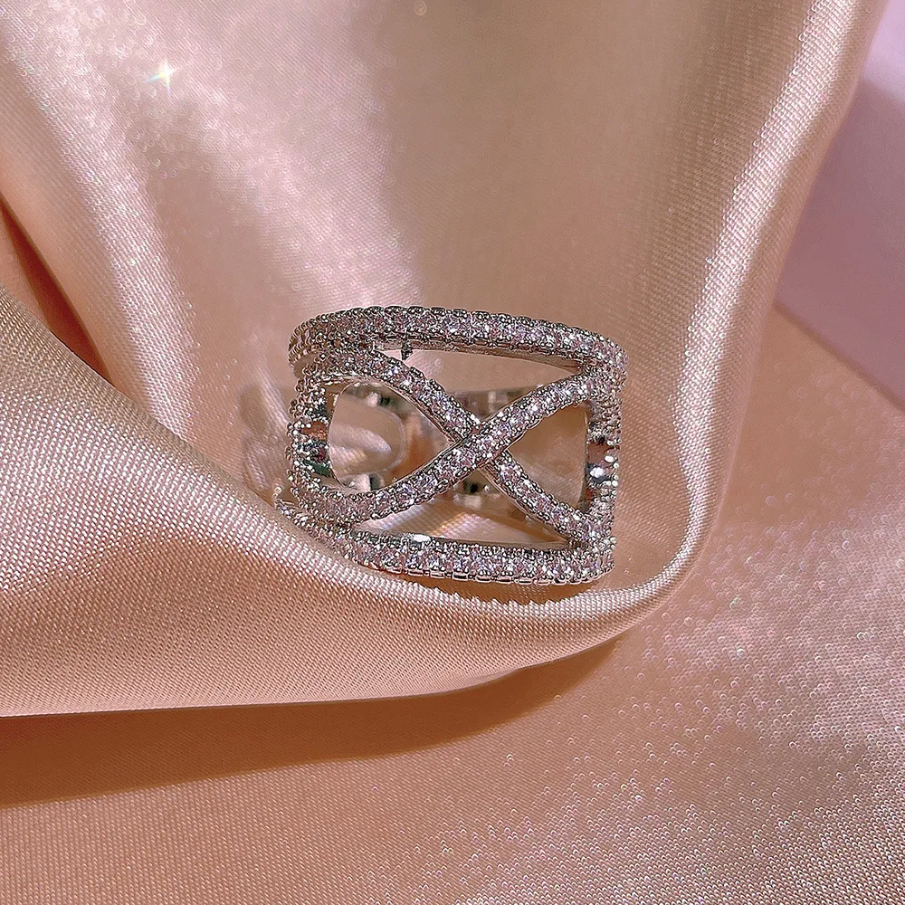 High Quality S925 Sterling Silver Infinity Ring Endless Love