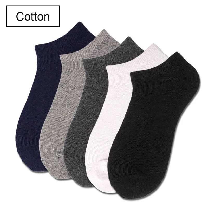 

MOJITO,5 пар в упаковке, летние мужские носки до щиколотки, хлопковые высококачественные классические носки серого цвета для взрослых и женщин