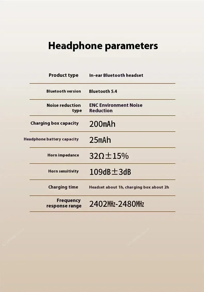 In-ear Bluetooth Earbuds With Leather Texture And Touch Control_voghion.com