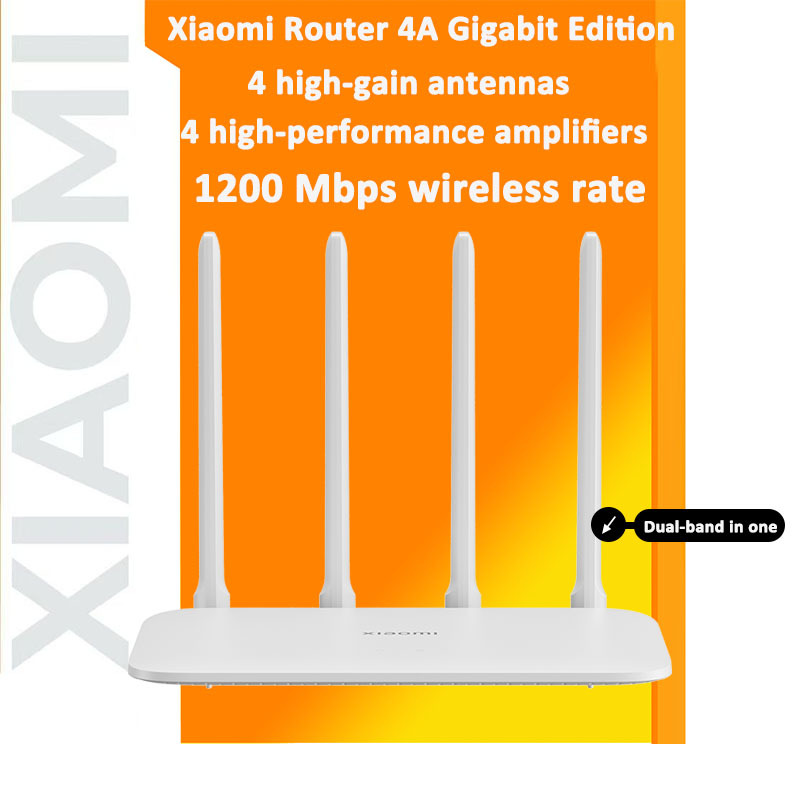 Xiaomi Mi Router 4A Gigabit Version 2.4GHz 5GHz WiFi 1167Mbps WiFi Repeater 128MB DDR3 High Gain 4 Antennas Network Extender