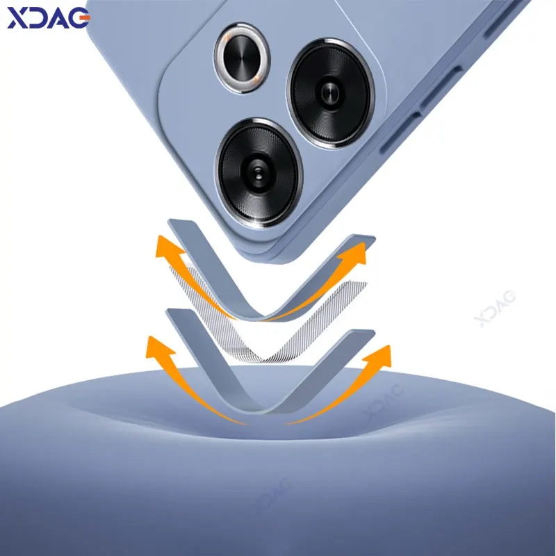 Premium Liquid Silicone Shockproof Phone Case - Full Protective Soft Back Cover for Xiaomi POCO F6 Pro 5G