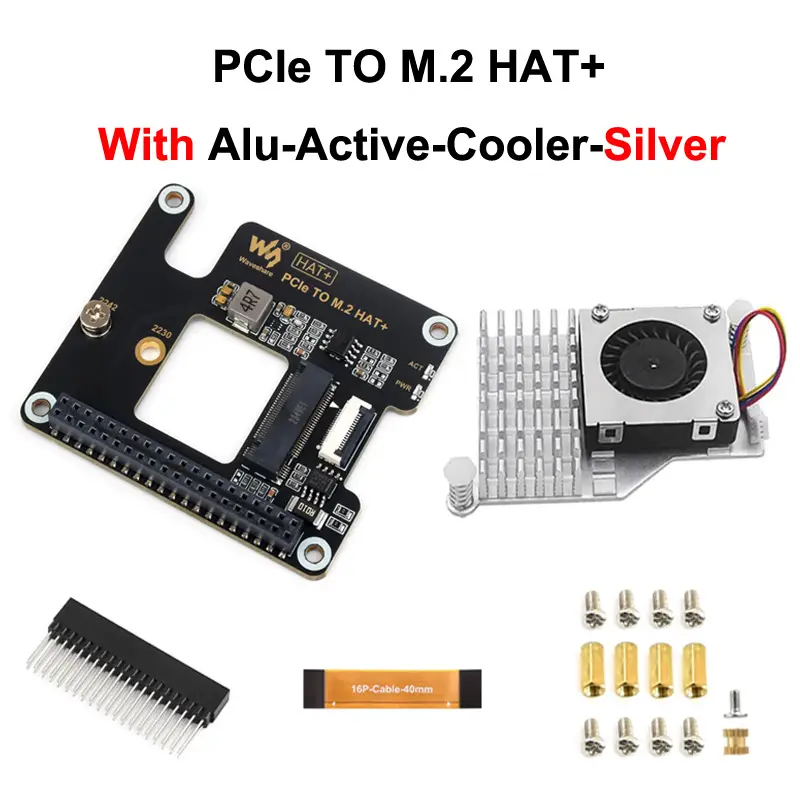 Raspberry Pi5 PCIe to M.2 NVMe SSD Adapter Board PCIe TO M.2 HAT Extension Board for Pi 5 image 7