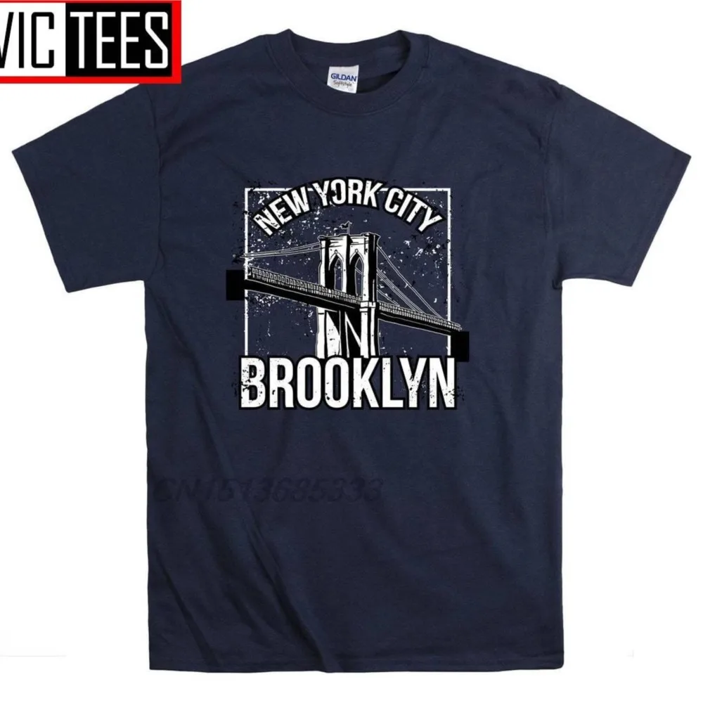 

New York City Brooklyn City Bridge Men Retro T-shirt Camping Lady But Here I Am Killing It Unisex TShirts Man Pure Cotton Tshirt