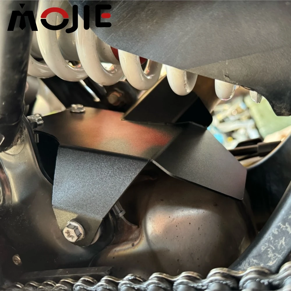 Rear Shock Heat Shield Exhaust Pipe Protection Cover for Adventure Motorcycle Accessories