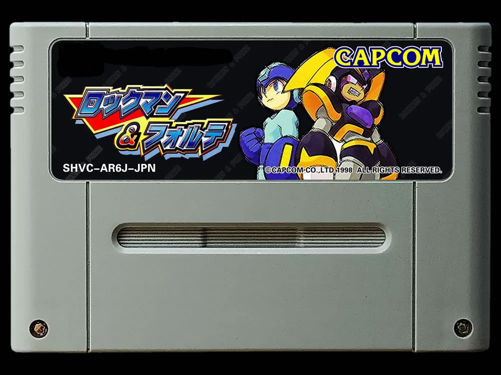 

game cards : Rockman & Forte ( Japanese NTSC Version!! )