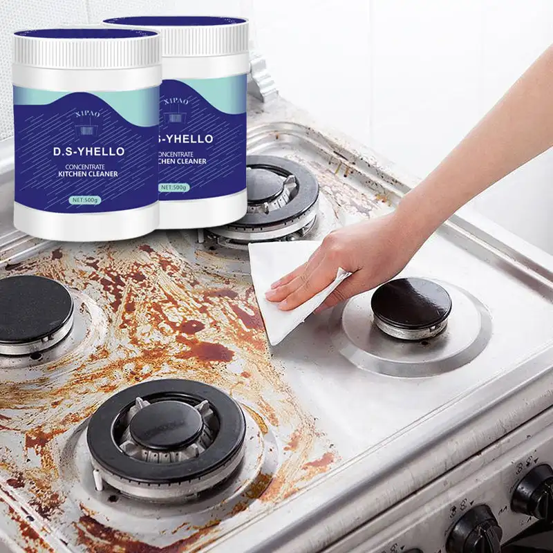 Concentrated Heavy Oil Pollution Cleaner Household Strong Degreasing Cleaning Bubble Powder Kitchen Smoking Machine Cleaner oil cleaner kitchen cleaner