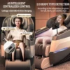 DAMEIDA Newest Full Body 4D Electric Luxury Massage Chair Deluxe Zero-gravty Massage Chair Sofa Home Office Furniture Recliner 4