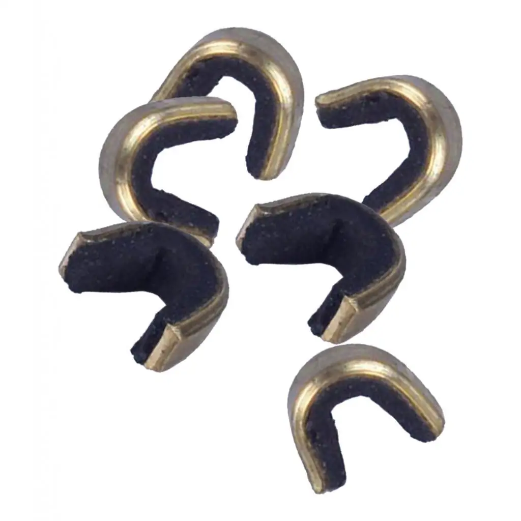 Outdoor Bow String Buckle Clip Anti Slip Brass Nocking Point Set for Archery Bowstring Hunting Use