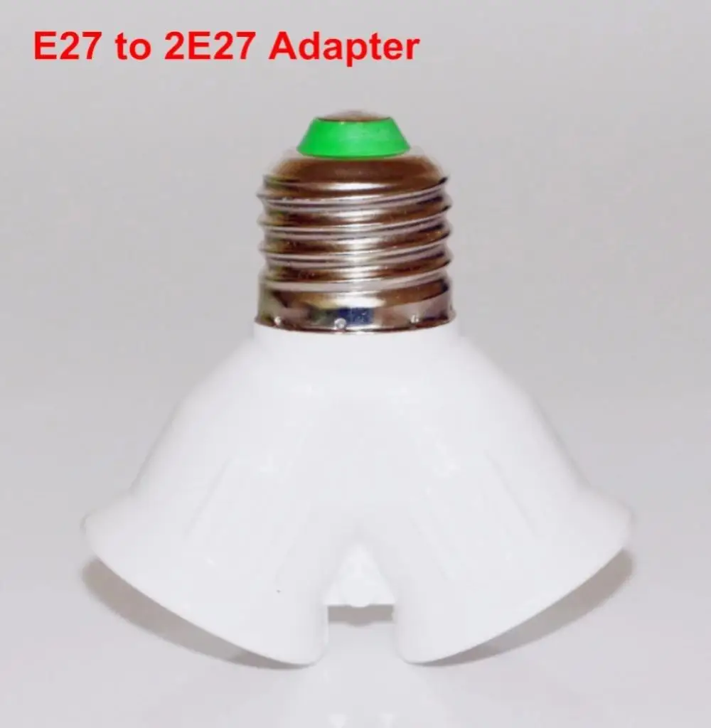 3PCS 2 In 1 E27 Socket Base 85-265V Extender Splitter Converter Plug  Halogen Light Lamp Bulb Holder Copper Contact Adapter Tool - AliExpress