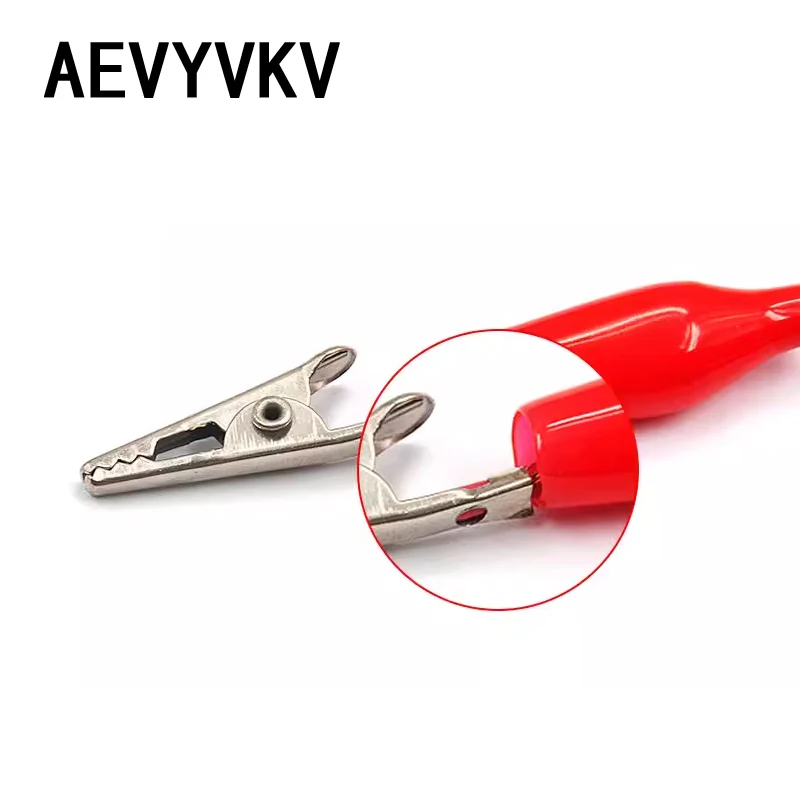 Alligator Cilp to Banana Plug Test Cable Lead Connector Dual Tester Probe Crocodile Clip for Multimeter Measure Tool 1M