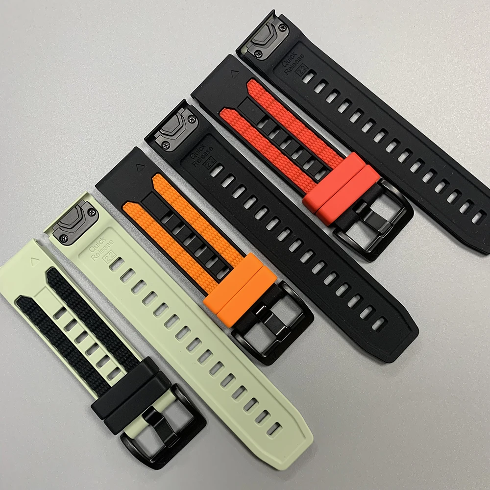 Silicone Quick Fit Sport Strap - 22mm/26mm Band