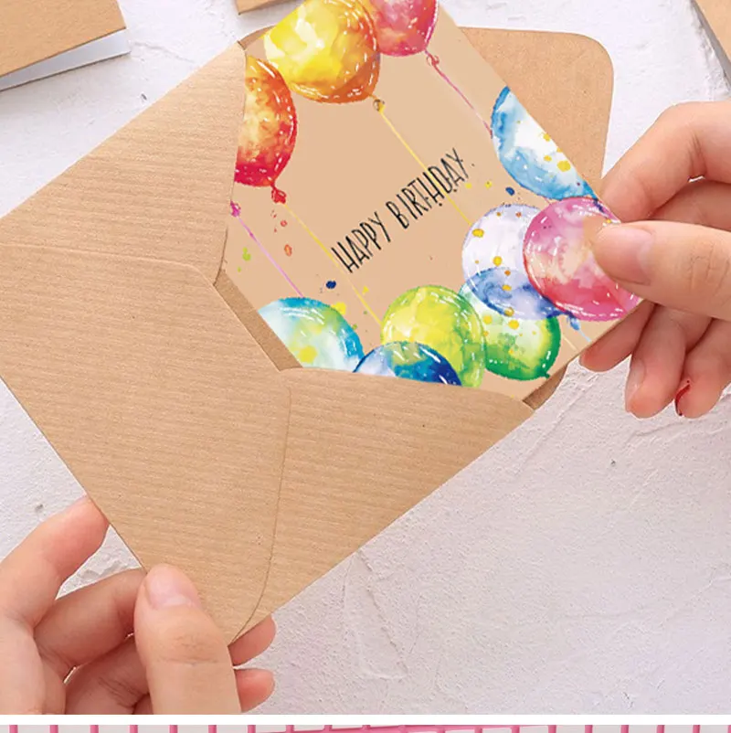 DIY Cartoon Birthday Greeting Card Set with Envelopes and Stickers – Fun and Creative C... - SKU BGCS0003 - UGI Packaging