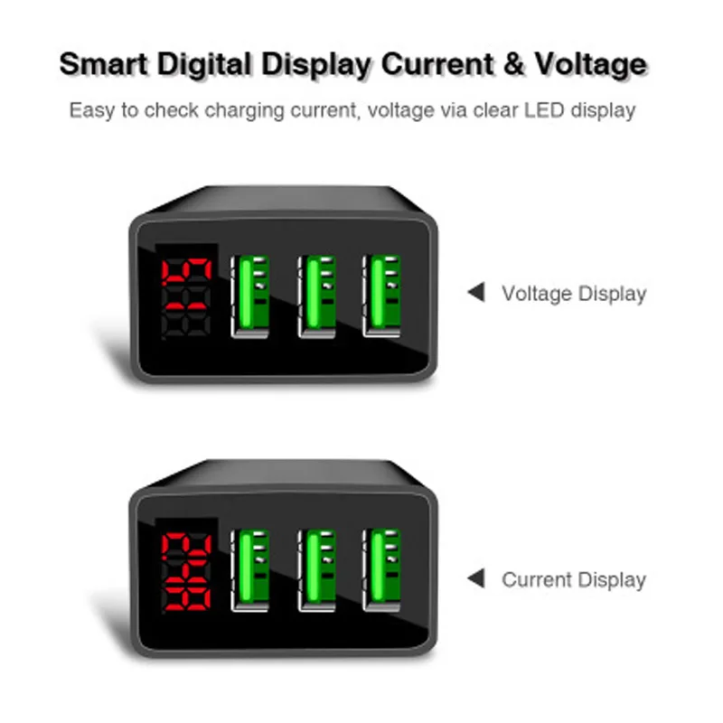 3.0 멀티 포트 USB 충전기, 아이폰, 삼성 태블릿, EU, 미국 플러그, 벽 고속 충전, 휴대폰 충전기 어댑터