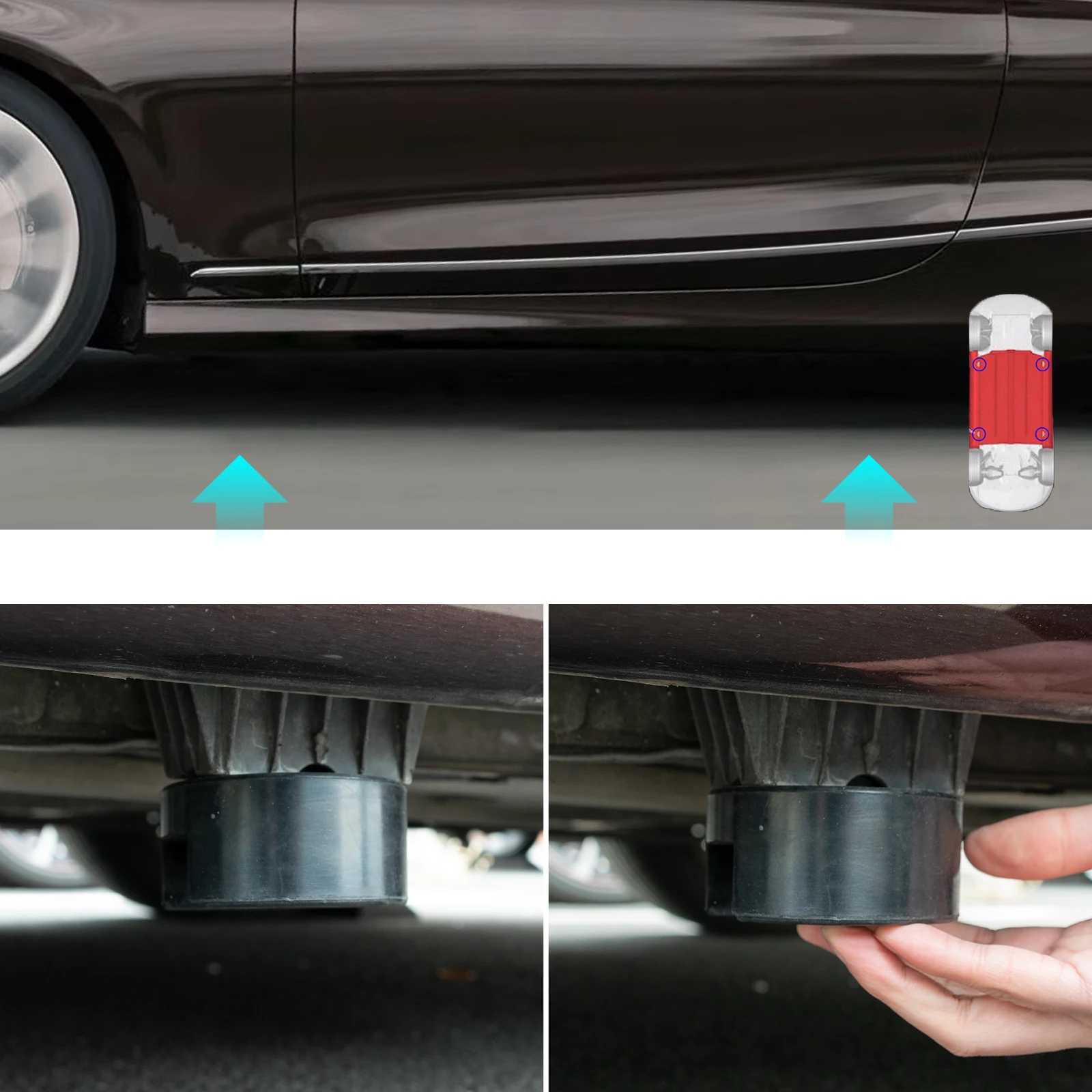 Auto Hebe Jack & Jack Ständer Adapter Reparatur Werkzeug Rahmen Schutz Für BMW 1, 3, 4, 5 Serie Heben Tragen-beständig Unterstützung Chassis – Detail 2