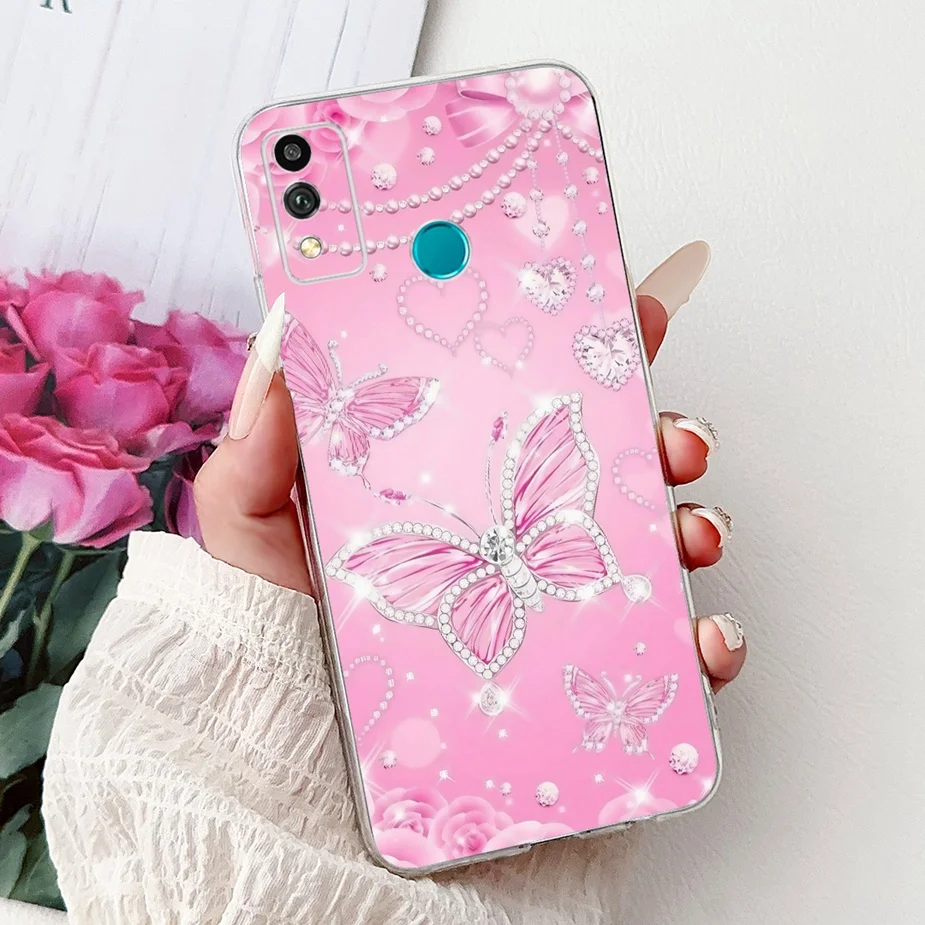 Luxury Painted Soft Slim Phone Case for Honor 9X and 10X Lite
