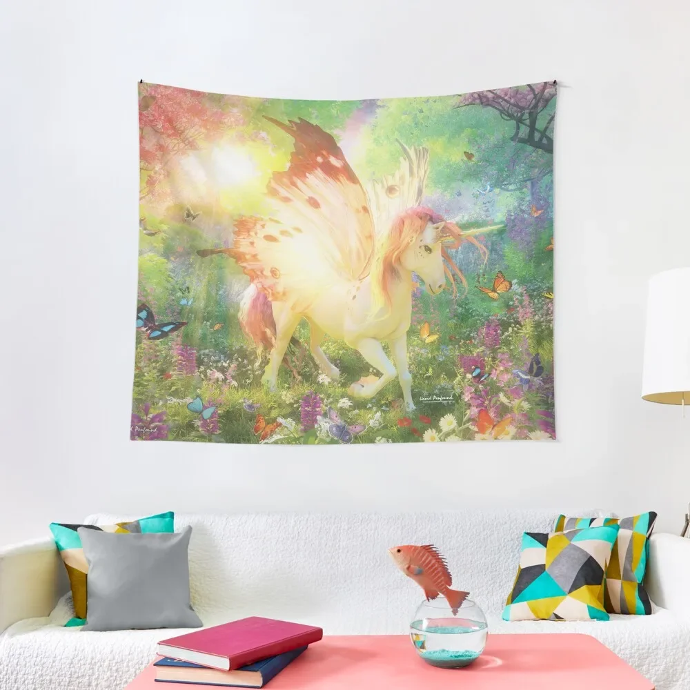 

Unicorn Butterfly Tapestry Wall Decor Home Decoration Decorative Paintings Room Aesthetic Decor Tapestry