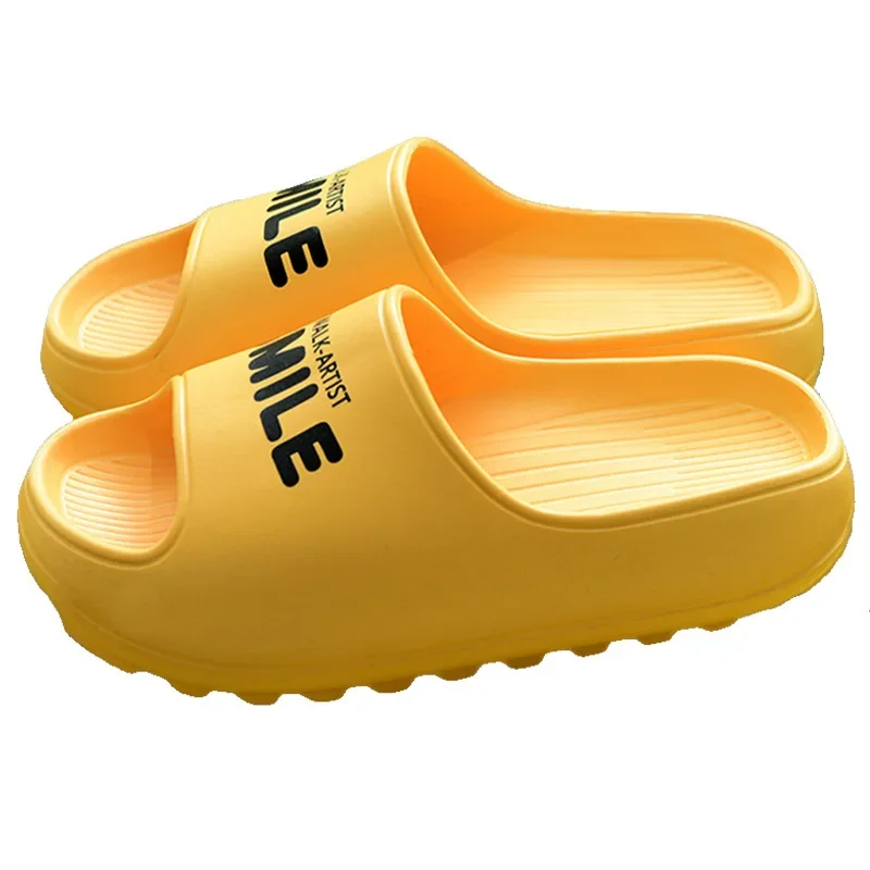 3.5cm Platform House Slippers - Unisex Memory Foam Slides for Indoor/Outdoor, Anti-Slip Silent Summer Sandals