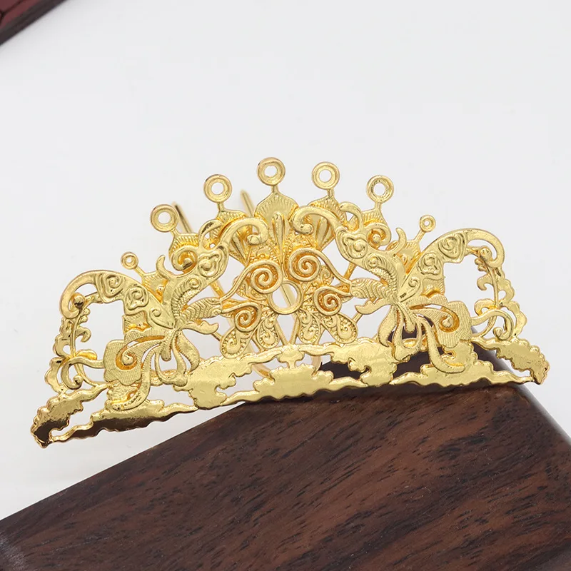 Chinese style antique style hairpin main handmade accessories Xiangyun headdress vintage gemstone DIY hairpin material