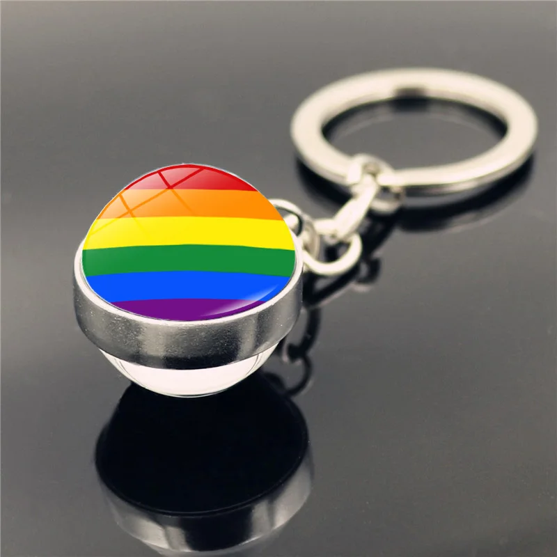 Porte-Clés Drapeau Lgbtbi Pride. Porte-Clés Original Gay Pride Fierté Arc-En-Ciel.[u13359