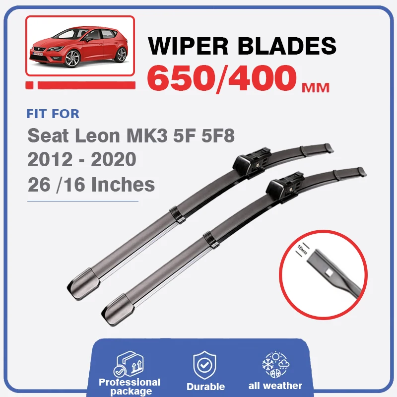 CarFrontWiperBladesForSeatLeon3MK35F5F820122020LHDRHD