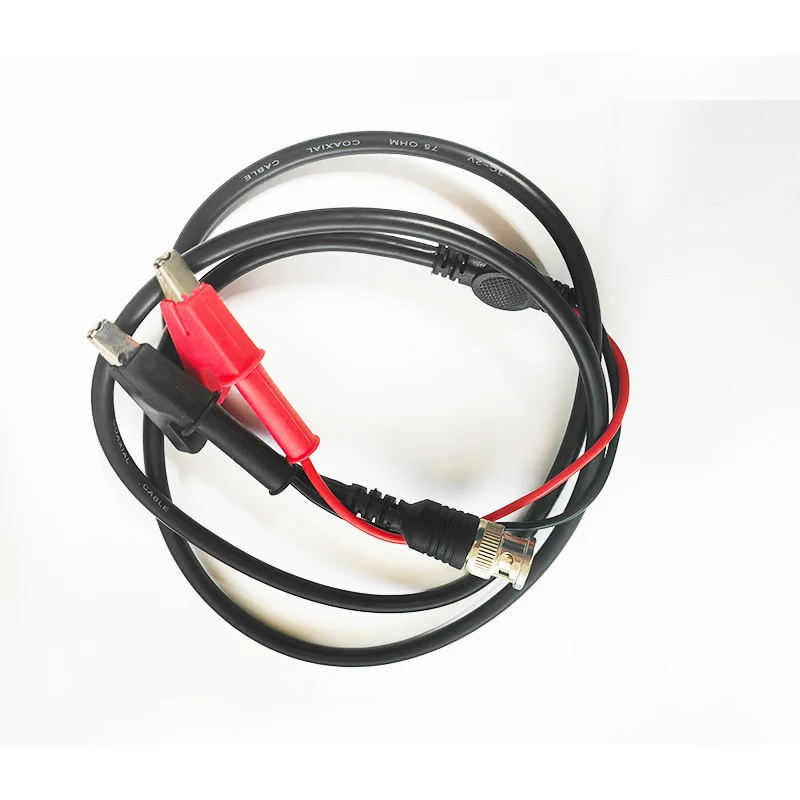 Function Signal Generator Output Cable BNC to Double Alligator Clip Probe Length 1m Oscilloscope Connection Q9 Test Cable oscilloscope probe test probe lead cable oscilloscope multimeter signal generator