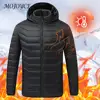 21 Areas Heated Jacket Men Ski Thermal Clothing Heated Coat Heatable Cotton Jacket for Outdoor Hunting Hiking Camping Skiing 4