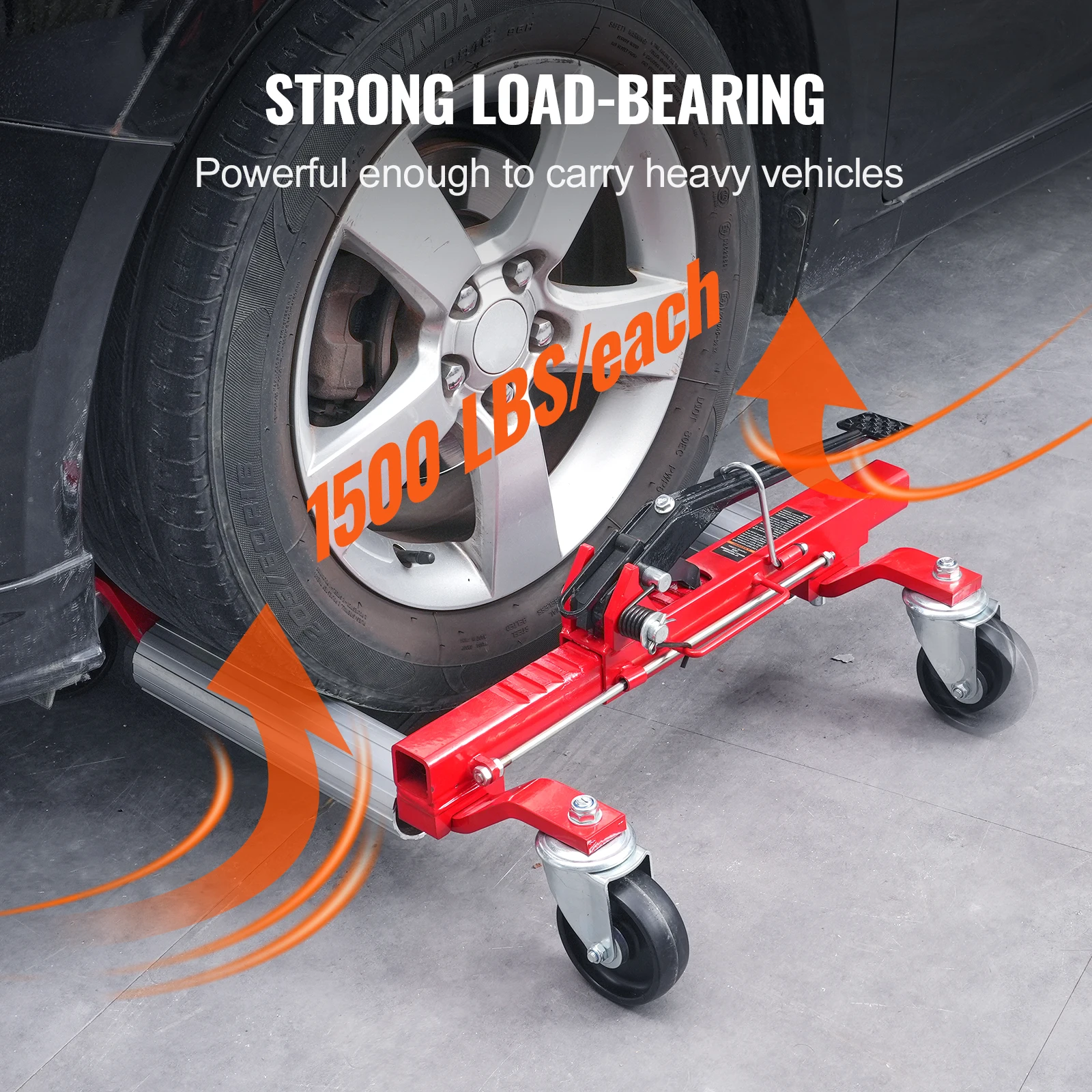 Heavy Duty Vehicle Positioning Wheel Dolly for Car Repair