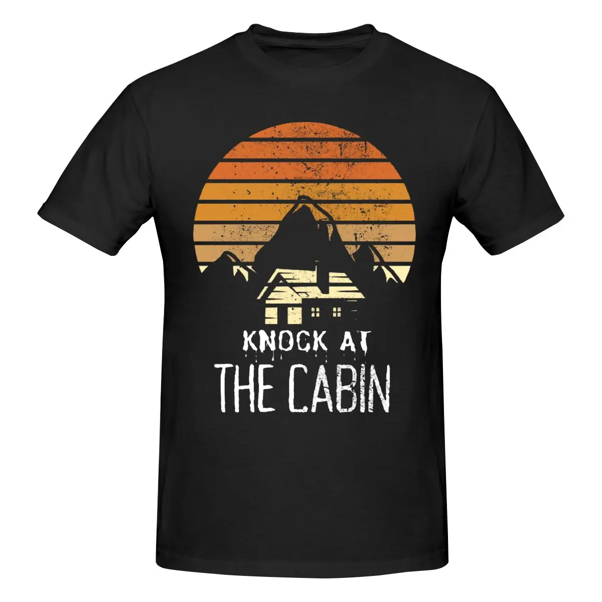

Knock At The Cabin Movie Vintage T Shirt O-neck Cotton Short Sleeve Custom Tshirt