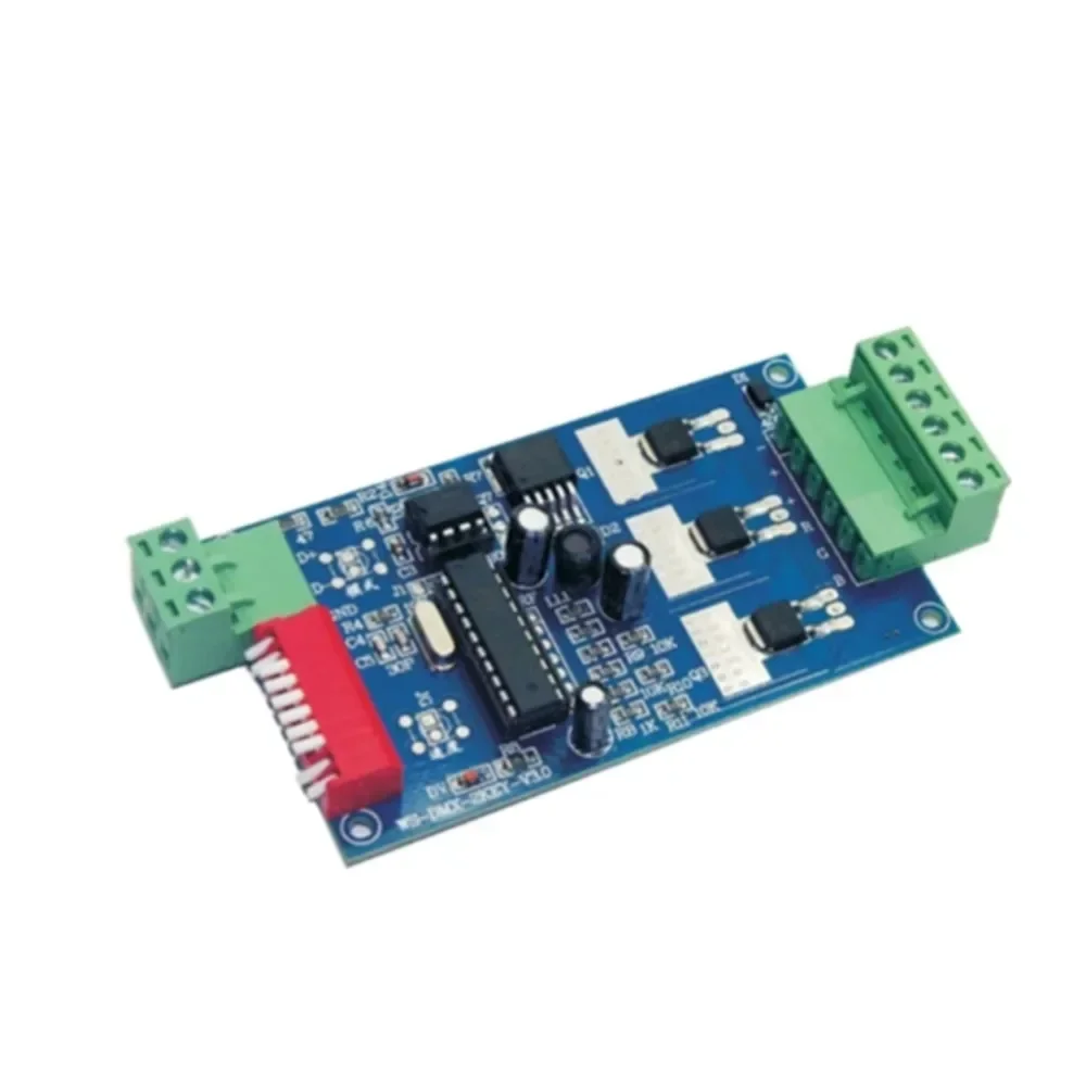 Dmx512 Led Controller Decoder Dimmer Dc5V-24V Driver Ws-Dmx-2Key-3Ch-Ban Per Led Strip Light