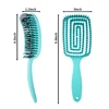1Pcs Scalp Massage Hair Comb Detangling Brush For Natural 3a/4c Long Thick Curly Black Hair Household Styling Tools For Women 6
