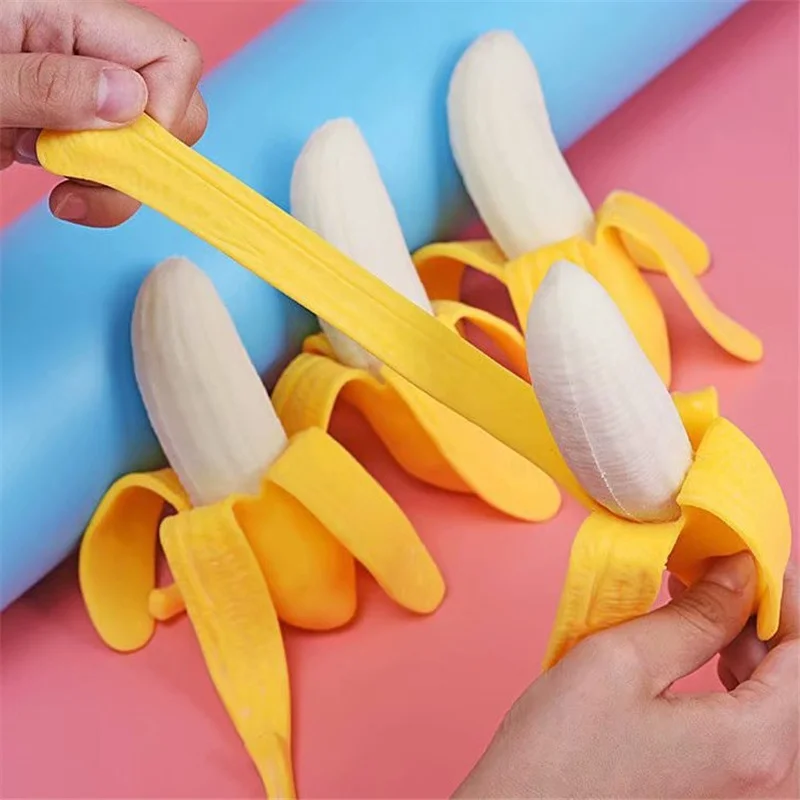 1Pcs Kids Toys Soft Banana Squishy Toy Antistress Tricky Creative Funny Chilidren Adult Gifts Halloween Anti stress toys