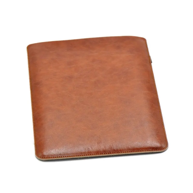Ultra-Thin 14-Inch PU Leather Laptop Sleeve - Simple Style