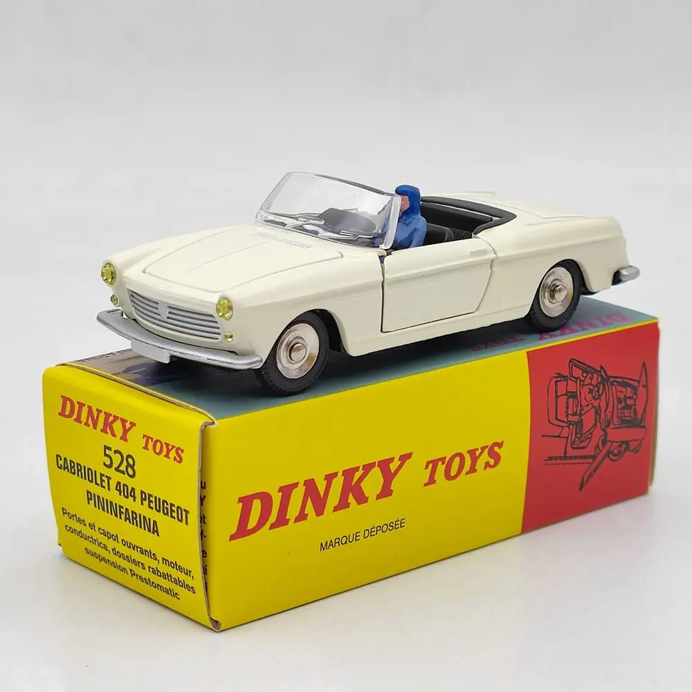 Atlas 1:43 Dinky toys 528 404 Cabriolet Pininfarina Diecast Car Models Collection Gifts